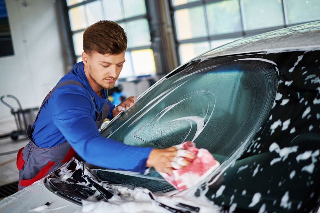 Car Cleaning With Vacuum
